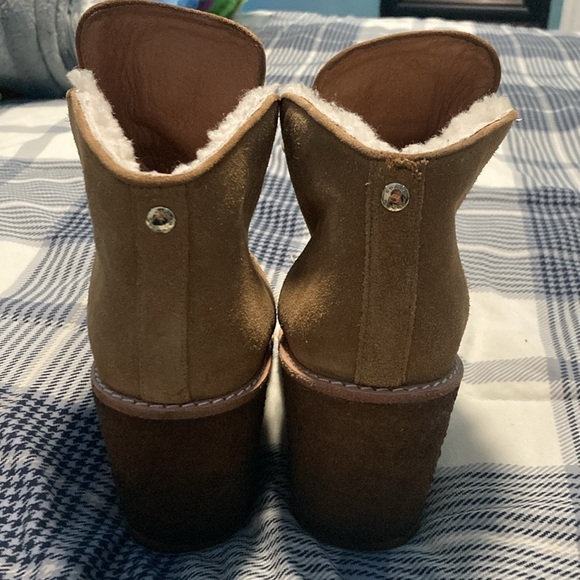 Women’s Coach Karson Wedge Fur Boots - Picture 3 of 7